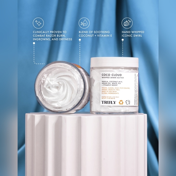 TRULY- Coco Cloud Whipped Luxury Shave Butter- Super-Smoothing Shave Cream - Picture 5 of 5
